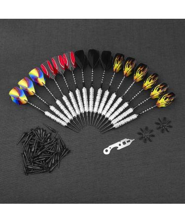 CyeeLife Soft Tip Darts Set 18/22g - Professional Plastic Darts for Electronic Dartboard | 15/18 Packs with Extra Points, Tool, Aluminium Shafts, and Flights - Buy Online on GoSupps.com