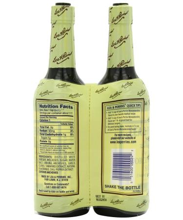 Lea & Perrins Original Worcestershire Sauce 15 fl oz - 2 Pack - Buy Online on GoSupps.com