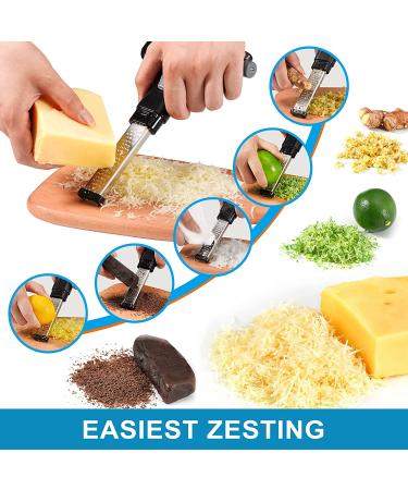 Adjustable Wire Cheese Slicer & Grater - Durable Lemon Zester, Parmesan, Mozzarella, Cheddar Cutter - BPA Free - Buy Online on GoSupps.com