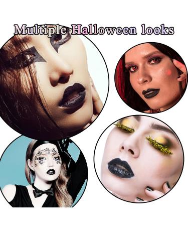 Black Matte Lipstick - Highly Pigmented Velvet Black Lipstick for Women | Long Lasting Waterproof Lip Gloss Stain | Perfect for Halloween & Goth Makeup - Buy Online on GoSupps.com