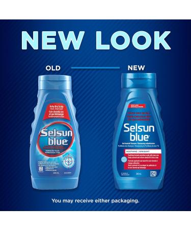 Selsun Blue Itchy Dry Scalp Anti-Dandruff Shampoo 300 mL Clean Fresh Scent For Itchy Dry Flaky Scaly Scalp Associated with Dandruff & Seborrheic Dermatitis - Buy Online on GoSupps.com