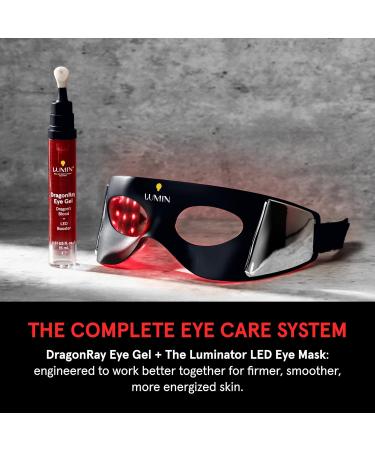 Lumin DragonRay Eye Gel Under Eye Serum for Red Light Therapy Peptides Hyaluronic Acid & Caffeine Cream Reduces Dark Circles & Puffiness Compatible w Luminator Eye Mask Vegan 0.51oz (15ml) - Buy Online on GoSupps.com