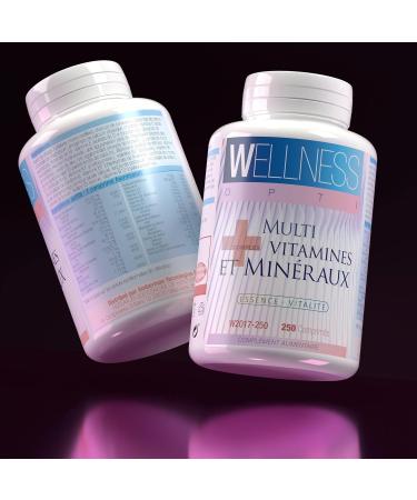 WELLNESS OPTI - Multivitamin and mineral complex - 250 tablets - For everyday well-being - Vitality and nutritional balance in one step - Buy Online on GoSupps.com