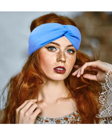Feqo 18-Piece Elastic Headband Set for Women | Knotted Turban Hair Accessories | Yoga & Fitness | 18 Candy Colors - Buy Online on GoSupps.com