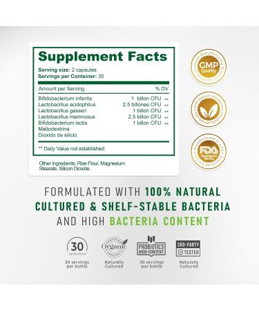 Bacterium Plus, Natural Product, Vegetarian Capsules, General Well-Being - 60 Count - Pack of 1 - Buy Online on GoSupps.com