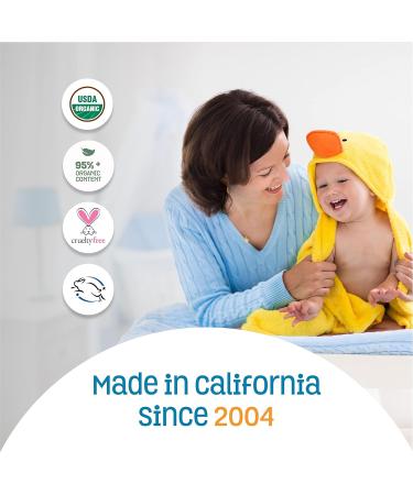 Nature's Baby Organics Soothing Baby Oil - Non-Greasy & Hydrating - 2 Pack 4 oz - Sunflower & Olive Oil - Mandarin Coconut - Buy Online on GoSupps.com