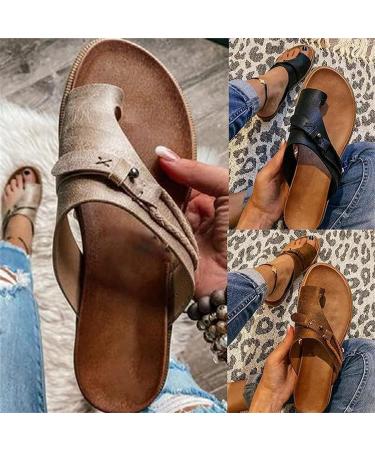 BBPM Women's Orthotic Bunion Correction Sandals - Brown EU35/US4.5 - Buy Online on GoSupps.com