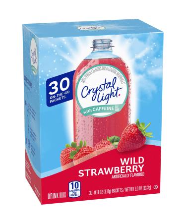 Crystal Light Wild Strawberry 30 Packets, 3.3 Oz. (Pack of 1) 0.11 Ounce (Pack of 30)