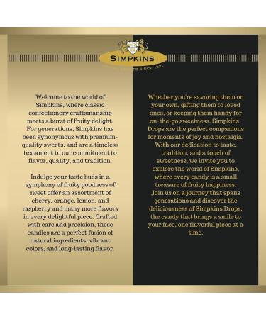 Simpkins Sugar Free Mixed Fruit Travel Sweets 175 g - Buy Online on GoSupps.com