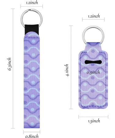 40-Piece Neoprene Chapstick Holder Keychains - Vibrant Lip Balm Pouch Lanyards for Women - Buy Online on GoSupps.com