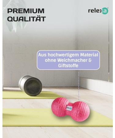 Relexa Twinball 8cm Neck Massage & Back Pain Relief - 12cm Black - International Shipping Available - Buy Online on GoSupps.com