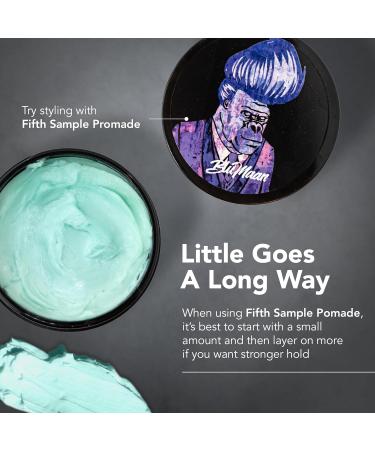 BluMaan Fifth Sample Men's Hair Pomade - High Hold, Low Shine, 2.5 oz - For All Hair Types, Including Thick Curly Hair - Water Based, Easy to Wash Out - Buy Online on GoSupps.com