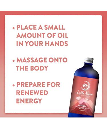 Little Moon Essentials Massage Oil for Two - Passion 2 oz | International Shipping Available - Buy Online on GoSupps.com