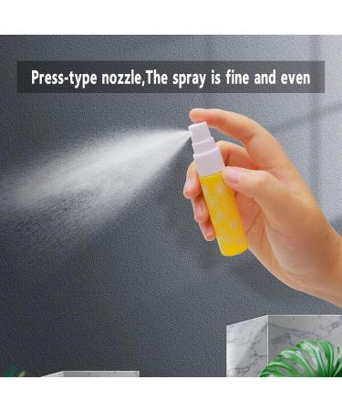 PXYELEC 10ml Refillable Yellow Glass Spray Bottles - 10 Pack with Funnels & Droppers for Perfume Essential Oils and Lotions - Buy Online on GoSupps.com