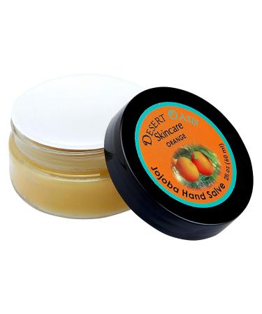 Orange Hand Salve with over 50% Jojoba Oil plus 2 Organic Orange Lip Balms with over 70% Jojoba Oil. 100% Natural. By Desert Oasis Skincare (1 fl oz/29 ml) - Buy Online on GoSupps.com
