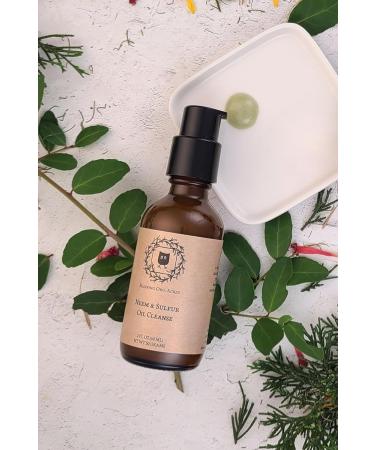 Neem & Sulfur Oil Cleanse - Natural Acne & Rosacea Skin Cleanser | Shop Internationally - Buy Online on GoSupps.com