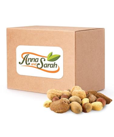 Premium Mixed Nuts in Shell 8lb Box - Walnuts, Pecans, Almonds, Hazelnuts, Brazil Nuts - 8lb Pack - Anna and Sarah - Buy Online on GoSupps.com