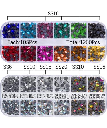 Hotfix Rhinestone Applicator Tool Kit with 15 Colors Set - DIY Bedazzler for Clothes and Crafts - Buy Online on GoSupps.com