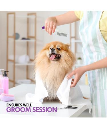 Rotatable Pet Comb for Dogs, Cats, and Poodles | Easy to Use with Slip-Proof Design | Best Grooming Tool for Your Dog - Buy Online on GoSupps.com