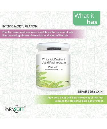 Parasoft cream for dry skin by Salve Paraben free with Aloe vera extract (500 gm) - Buy Online on GoSupps.com