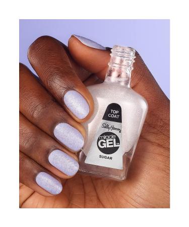 Sally Hansen Miracle Gel Sugar Top Coat Nail Polish 0.5 fl oz - Long-lasting Shine (Pack of 1) - Buy Online on GoSupps.com