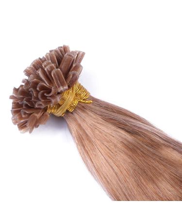 High-Quality #27 Honey Blond Keratin U-Tip Hair Extensions - 60cm 300 Strands 100% Remy Real Hair by Novon - Buy Online on GoSupps.com