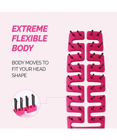 F3 Systems Travel Folding Hair Brush with Mirror - Compact Detangling Comb for Adults & Kids - Portable Pocket Brush for Healthy Shine on Wet & Dry Hair - Buy Online on GoSupps.com