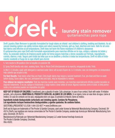 Dreft Baby Clothes Stain Remover Combo Pack - 24oz Spray + Stain Remover Pen | Hypoallergenic, Ideal for Cloth Diapers - Buy Online on GoSupps.com