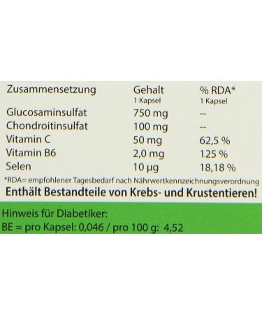 Avitale Glucosamine 750 mg + Chondroitin 100 mg Capsules - Joint Support Supplement 185 g - Buy Internationally - Buy Online on GoSupps.com