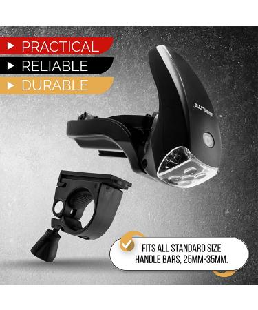 SAMLITE LED Bike Light Set: Bright Headlight for Kids & Adults, Free Tail Light, Water Resistant, Easy Install, Multiple Modes - Cycling Safety - Buy Online on GoSupps.com
