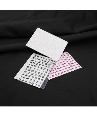 16 Leaves 3D Abstract Nail Art Stickers - Self-Adhesive DIY Nail Decoration with Tweezers - 8 Colors for Stunning Manicure - Buy Online on GoSupps.com