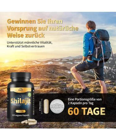 Region Original Shilajit capsules natural Himalayan organic resin extract 100 pure Shilajit as a nutritional supplement for energy vitality wellbeing Born in Europe 1300mg 120 tablets 1 piece 1er Pack - Buy Online on GoSupps.com