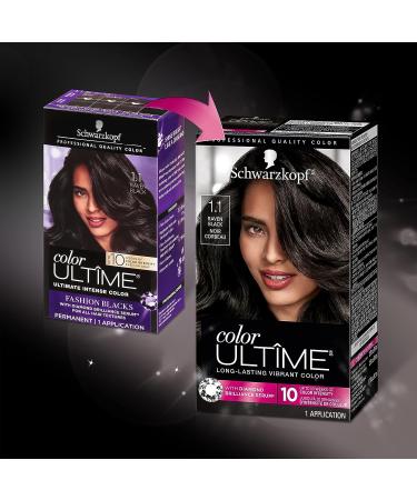 Schwarzkopf Color Ultime Raven Black Hair Color Cream - Buy Online on GoSupps.com