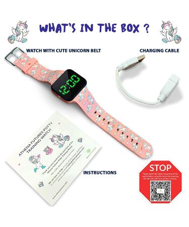 Potty Training Toilet Timer Watch for Girls & Boys | Fun Lights, Music, & Alarm | Water Resistant & Rechargeable | Smart Sensor | Amazing Kids Peach Timer - Buy Online on GoSupps.com