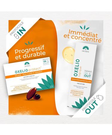 OXELIO PROTECT 60 Capsules | Sun | Light Sensitive Reactive Skin | Prepare for Sun Exposure and Enhance Summer | Natural Carotenoids Vitamins and Minerals | JALDES LABORATORY - Buy Online on GoSupps.com