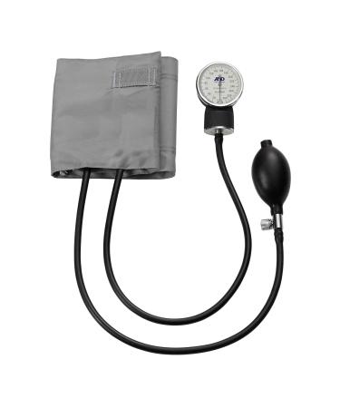 A&D Medical Professional Aneroid Sphygmomanometer UA-201 with Adult Cuff (25-36cm / 10-14" Range), Blood Pressure Machine with Latex Bulb, Air Release Valve, Calibration Key & Storage Case 1 Count (Pack of 1)