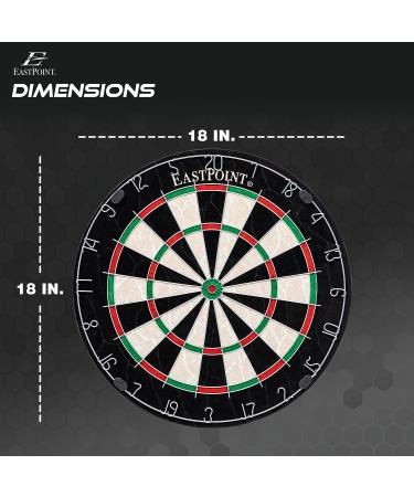 EastPoint Sports Bristle Dartboard and Cabinet Set with Easy Assembly - Complete with Accessories and Scoreboard - Buy Online on GoSupps.com