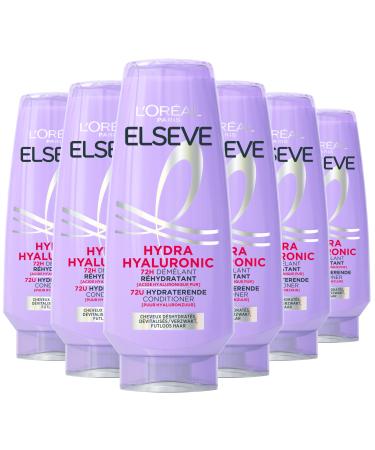 L'Oreal Paris L'Or al Paris Elseve Hydra Hyaluronic Conditioner - For weakened lifeless hair - 10x more hydration - 6 x 250 ml
