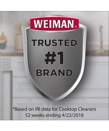 Weiman Glass Cooktop Cleaner & Polish - 15 Oz | For Glass/Ceramic Smooth Top Ranges | Shines & Protects | Gentle Formula - Buy Online on GoSupps.com