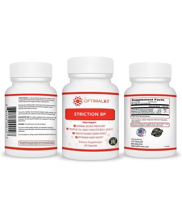 OptimalXT StrictionBP: Multi-Benefit Solution for Blood Pressure & Cholesterol - Buy Online on GoSupps.com