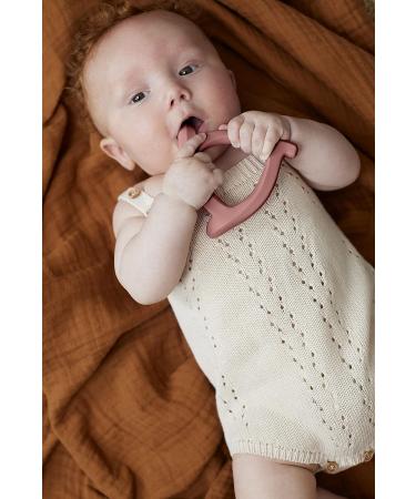 Everyday Baby Silicone Teether Set of 2 - Nature Red/Light Lavender - Buy Online on GoSupps.com