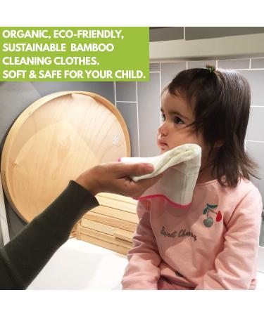 Reusable Paper Towels Washable | Bamboo Cellulose Fiber Nature Friendly Paper Towels | Thick Strong Paperless Kitchen Roll | Reusable Napkins | Zero waste | 10 Pack - Buy Online on GoSupps.com