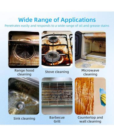 All-Purpose Household Cleaner Spray - Multi-Purpose Kitchen & Bathroom Grease Remover for Heavy Oil Stains - Effective Foaming Solution for Stubborn Grime - Buy Online on GoSupps.com