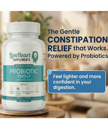 Best Probiotic for Constipation - Regular Bowel Movement Supplements -Bowel Movement Supplements -Probiotics for Ibs and Constipation Relief - Recommended for Women and Men - 60 Caps - Buy Online on GoSupps.com
