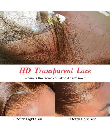Luxurious 30 #4 Chocolate Brown Human Hair Lace Front Wig for Black Women - Buy Online on GoSupps.com