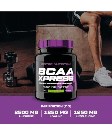 Scitec Nutrition BCAA Xpress Sugar Gluten & Lactose Free 5g Pure BCAA Muscle Recovery & Growth 2:1:1 Amino Acid Ratio Flavored & Easy to Blend 280g Pink Lemonade - Buy Online on GoSupps.com