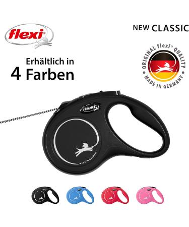 FLEXI Classic Cordon Long S (Black 8 Meters 12 KG) - Durable & Reliable International Shipping - Buy Online on GoSupps.com