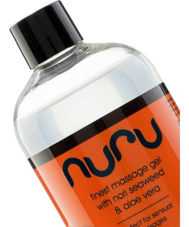 Nuru Massage Gel (500 ml) - Sensual Body-to-Body Massage Gel with Nori Algae pH-Neutral & Cruelty-Free - Perfect for International Shipping - Buy Online on GoSupps.com