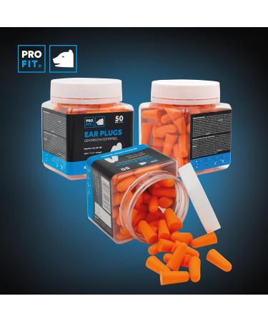 Per Fit Hearing Protection Earplugs - Soft PU Noise Insulation 50 Pairs - Ultimate Hearing Protection for All Environments - Buy Online on GoSupps.com