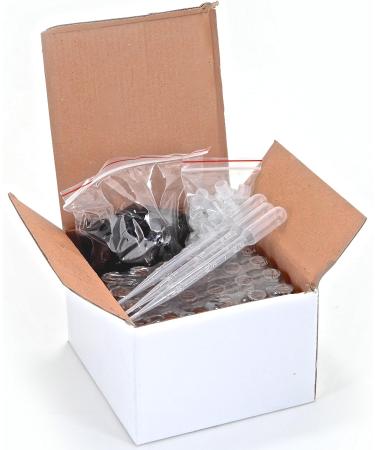 24 Pack Amber 10ml Glass Roll-On Bottles with 3 Droppers - Buy Online on GoSupps.com